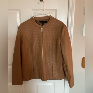 Colleen Lopez Faux Leather Jacket